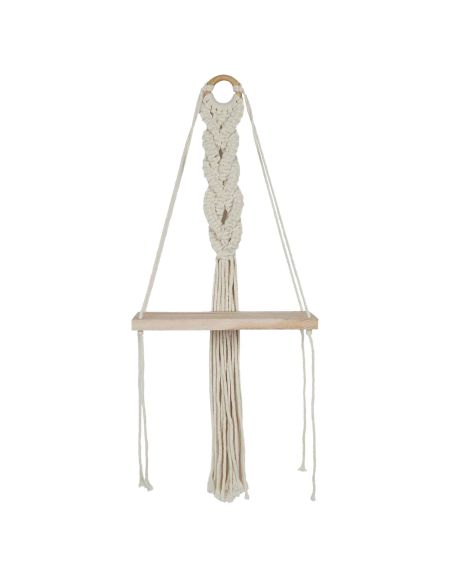 Étagère Murale Style Déco Boho - Dimensions : L. 25 x P. 10 x H. 62  cm