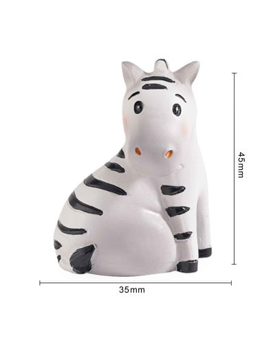 Lot de 4 Figurines Animaux de la Savane en Résine - Hauteur : 4,5 cm