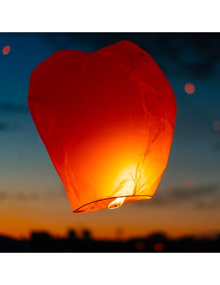 Lanterne Céleste - Matière : Papier Ignifugé Biodégradable - Dimensions : 84 x 45 cm