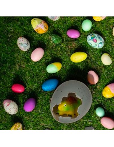 Œuf Magique de Dinosaure - Dimensions : 7.4 x 12 cm