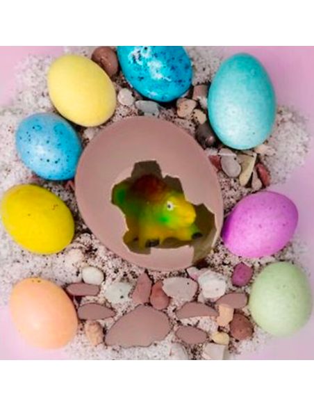 Oeuf Magique de Dinosaure à Faire Eclore  - Petit Modèle - Dimensions : 4 x 4 x 6 cm