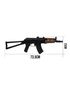 Pack Réplique airsoft Fusil à Billes Kalashnikov AKS-74U Spring (Cybergun) 2