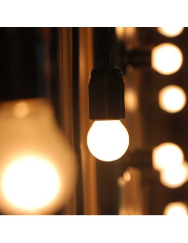 Guirlande Lumineuse d'Extérieur 20 Ampoules Blanches LEDS - Longueur : 5,70 Mètres
