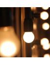 Guirlande Lumineuse d'Extérieur 20 Ampoules Blanches LEDS - Longueur : 5,70 Mètres