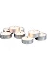 Lot de 8 Bougies Chauffe-plat - 10 gr. de Cire par Unité pour 2h30 de Combustion