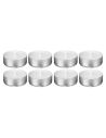 Lot de 8 Bougies Chauffe-plat - 10 gr. de Cire par Unité pour 2h30 de Combustion