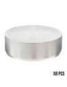 Lot de 8 Bougies Chauffe-plat - 10 gr. de Cire par Unité pour 2h30 de Combustion