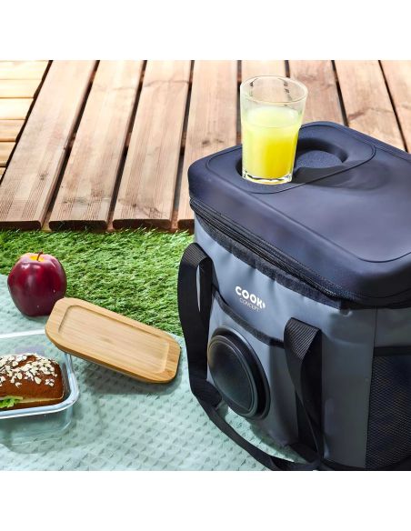 Sac de Transport Fraicheur Enceinte Bluetooth Intégrée - Dimensions : 46 x 23 x 28,5 cm