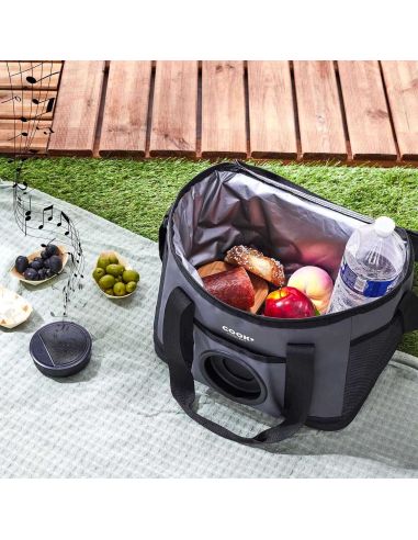 Sac de Transport Fraicheur Enceinte Bluetooth Intégrée - Dimensions : 46 x 23 x 28,5 cm