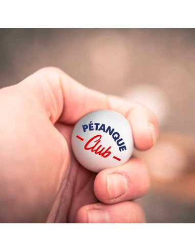 Lot de 3 Cochonnets Pétanque Club - Couleurs : Bleu, Blanc, Rouge