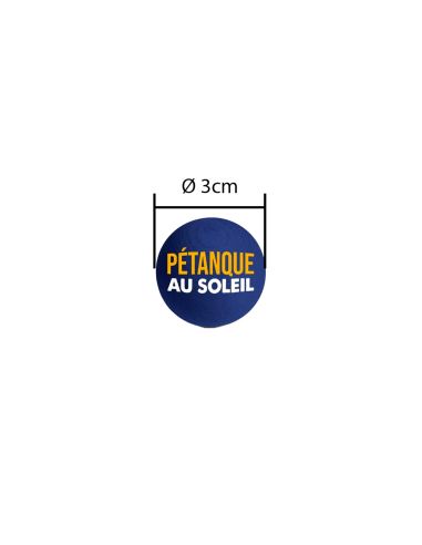 Lot de 3 Cochonnets Pétanque Club - Couleurs : Bleu, Blanc, Rouge