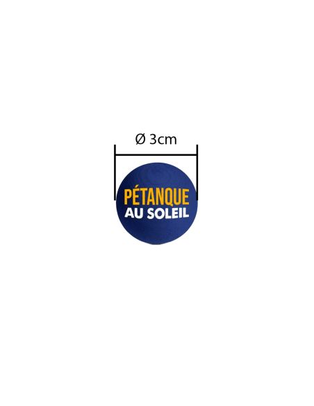 Lot de 3 Cochonnets Pétanque Club - Couleurs : Bleu, Blanc, Rouge