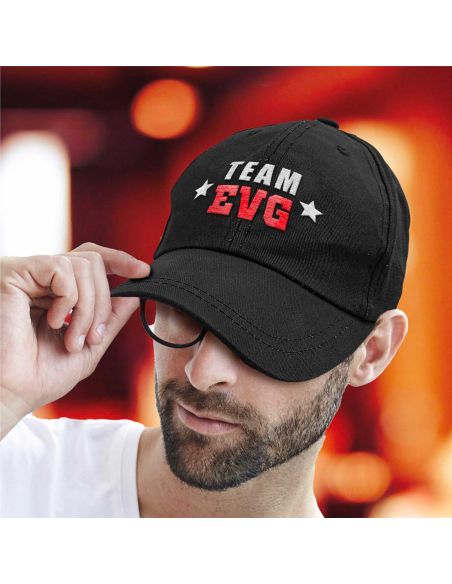 Lot de 5 Casquettes "Team EVG" Enterrement Vie de Garçon - Taille Réglable