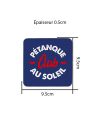 Lot de 4 Dessous de Verre Pétanque Club