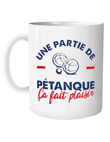Coffret Cadeau Mug et Paire de Chaussettes Thème Pétanque
