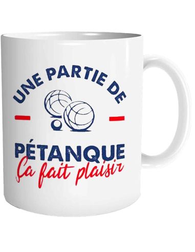 Coffret Cadeau Mug et Paire de Chaussettes Thème Pétanque