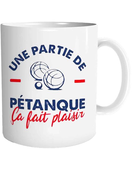 Coffret Cadeau Mug et Paire de Chaussettes Thème Pétanque
