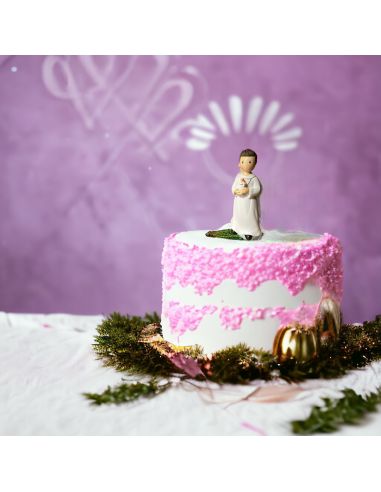 Figurine Jeune Communiant en Résine - Hauteur : 16 cm