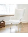 Fauteuil cosy imitation fourrure Helsinki