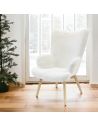 Fauteuil cosy imitation fourrure Helsinki