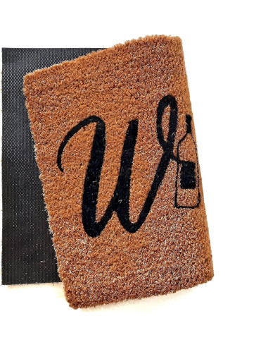 Paillasson " You Better Have Wine " - Dimensions : 60 x 40 x 2 cm