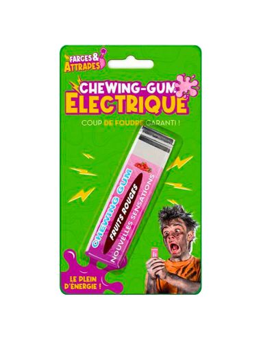 Chewing Gum Choc Electrique Petite Décharge - Couleurs aléatoires