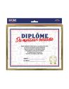 Cadre Diplôme du Meilleur Bouliste - Dimensions :  25,5 x 21 x 1,5 cm