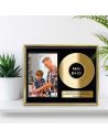 Cadre Photo Disque d'Or Papa en Or - Dimensions : 26 x 21 x 1,5 cm