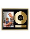 Cadre Photo Disque d'Or Papa en Or - Dimensions : 26 x 21 x 1,5 cm