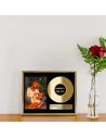 Cadre Photo Disque d'Or Maman en Or - Dimensions : 26 x 21 x 1,5 cm