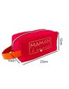 Trousse de Toilette "Maman d'amour" - Dimensions : 22 x 10 x 12 cm