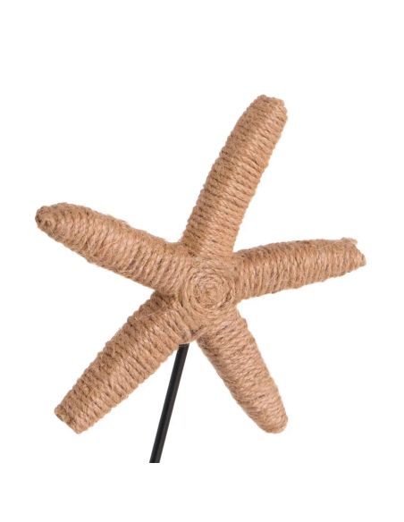 2 Décorations Étoile de mer - Dimensions : 13 x 5,50 x 25 cm