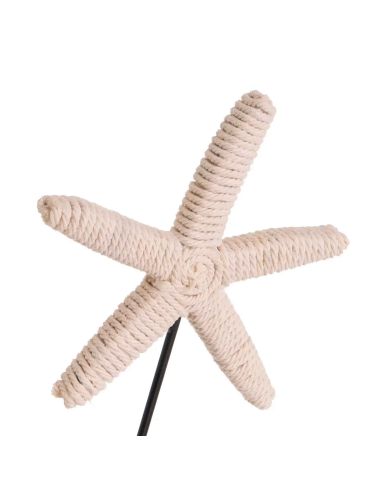 2 Décorations Étoile de mer - Dimensions : 13 x 5,50 x 25 cm