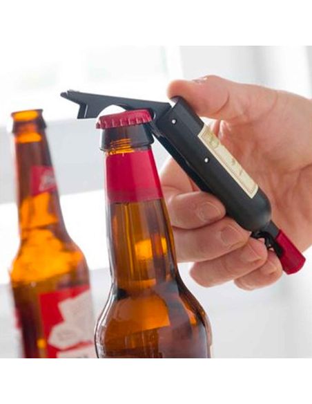 Tire-bouchon et Ouvre-bouteille / Mini Bouteille de Vin Aimantée / Dimensions : 11,5 x 2 cm