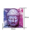 Sticker Triptyque Mural Bouddha - Contient 3 stickers de 30 x 30 cm