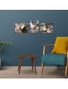 Lot de 3 Tableaux Photo impression Zen - Dimension : 40 x 50 cm