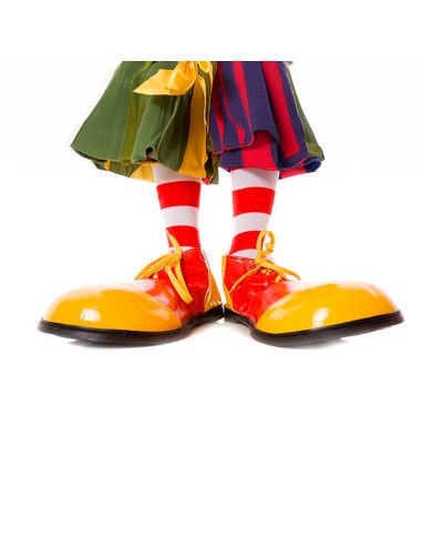Chaussures de clown - Rouges et Jaunes