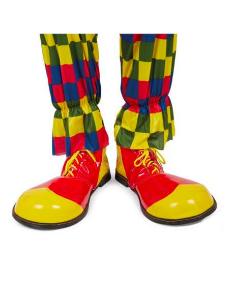 Chaussures de clown - Rouges et Jaunes
