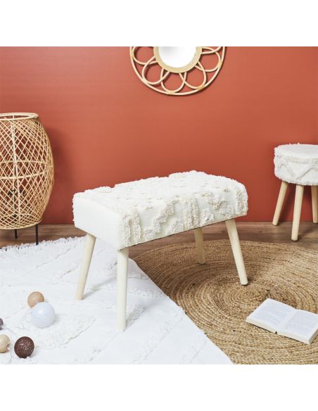 Banc Décoratif Mirage A1-M1 / Dimensions : 60 x 32 x 40 cm
