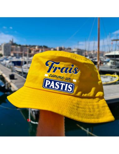 Chapeau bob "Frais Comme un Pastis "- Taille : Unique