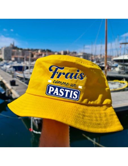 Chapeau bob "Frais Comme un Pastis "- Taille : Unique