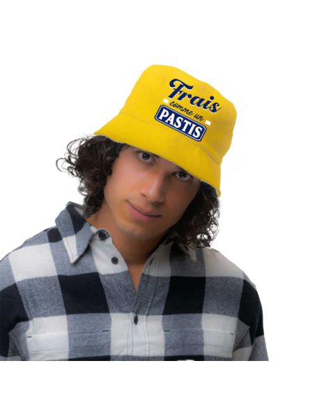 Chapeau bob "Frais Comme un Pastis "- Taille : Unique