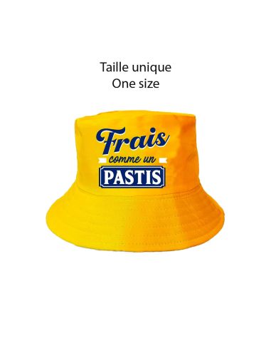 Chapeau bob "Frais Comme un Pastis "- Taille : Unique