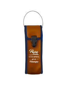 Etui boules de pétanque "Papa Champion de la Pétanque"