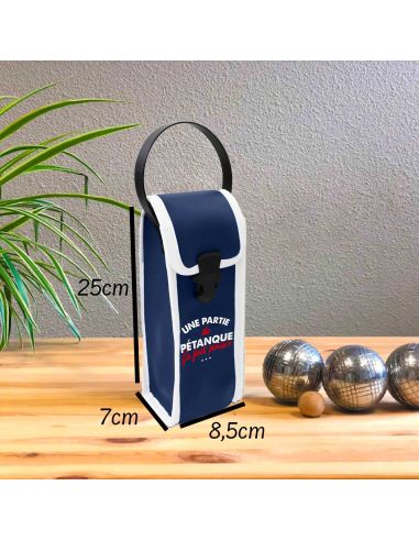 Etui boules de pétanque "Une Partie de Pétanque"