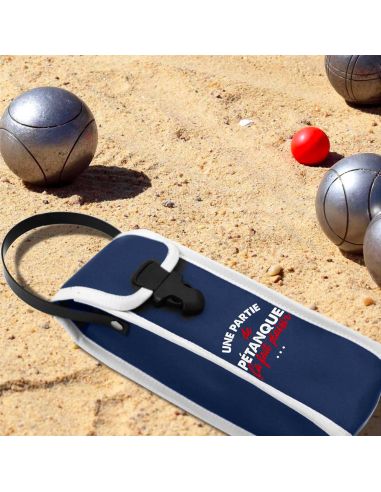 Etui boules de pétanque "Une Partie de Pétanque"