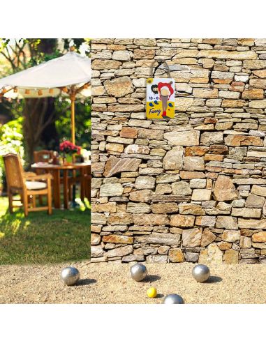 Plaque Murale en Métal "Fanny" Petanque Club - Dimensions : 20 x 14 x 0,5 cm