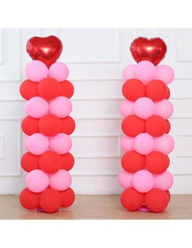 Support Ballons vertical Réutilisable / Dimensions : 127 x 20 cm