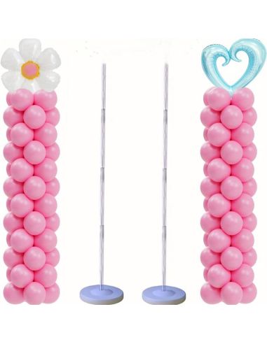 Support Ballons vertical Réutilisable / Dimensions : 127 x 20 cm