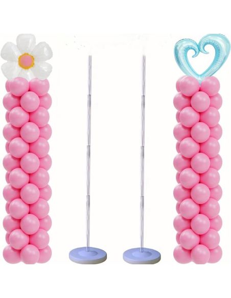 Support Ballons vertical Réutilisable / Dimensions : 127 x 20 cm